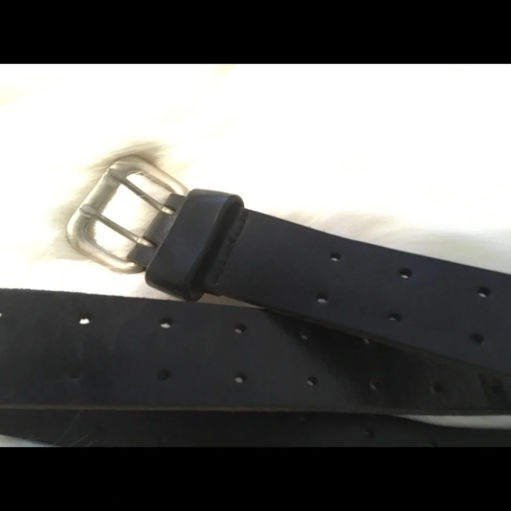 Black Leather Belt